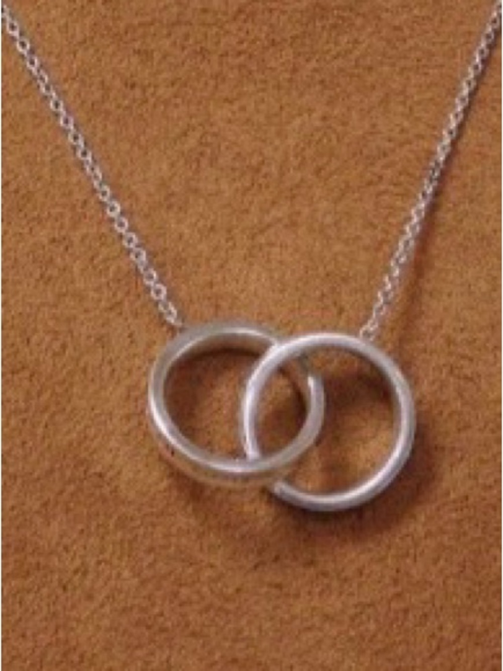 Vintage Tiffany & Co Interlocking Circle Necklace. 23”